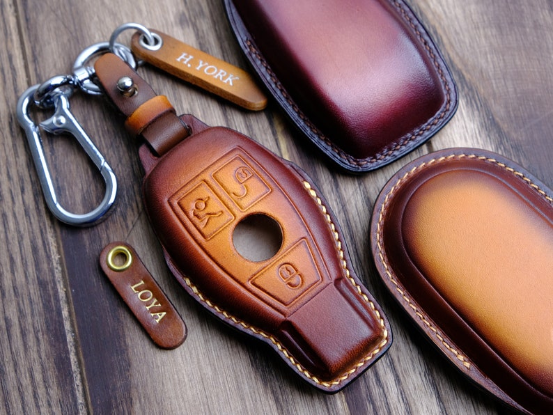 Mercedes Benz Key Case All Type, Leather Protector Case For Mercedes C E G M R S SL GLC GLA Cla, Mercedes Key Chain Accessories