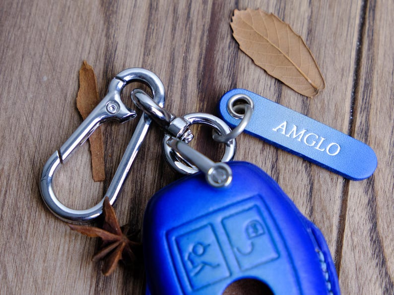 เคสหนังหุ้มกุญแจรถยนต์ Mercedes สั่งทำพิเศษ, เคสหนังสำหรับกุญแจ S-class E-class G-class GLC GLK, ของขวัญสำหรับผู้ชาย, อุปกรณ์เสริม Mercedes