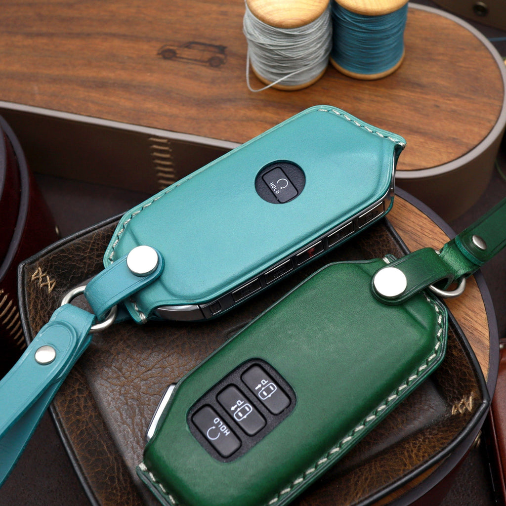 Buttero Leather KIA Key Fob Cover: Hand-Stitched, Vegetable Tanned