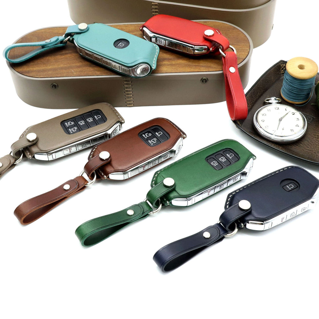 Buttero Leather KIA Key Fob Cover: Hand-Stitched, Vegetable Tanned
