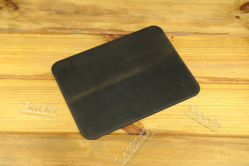 Personalized Leather MacBook Case: Free Stamp, MacBook Air/Pro Sleeve