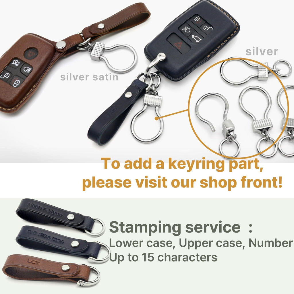 Land Rover Key Case, Handcrafted Leather Car Key Fob Cover