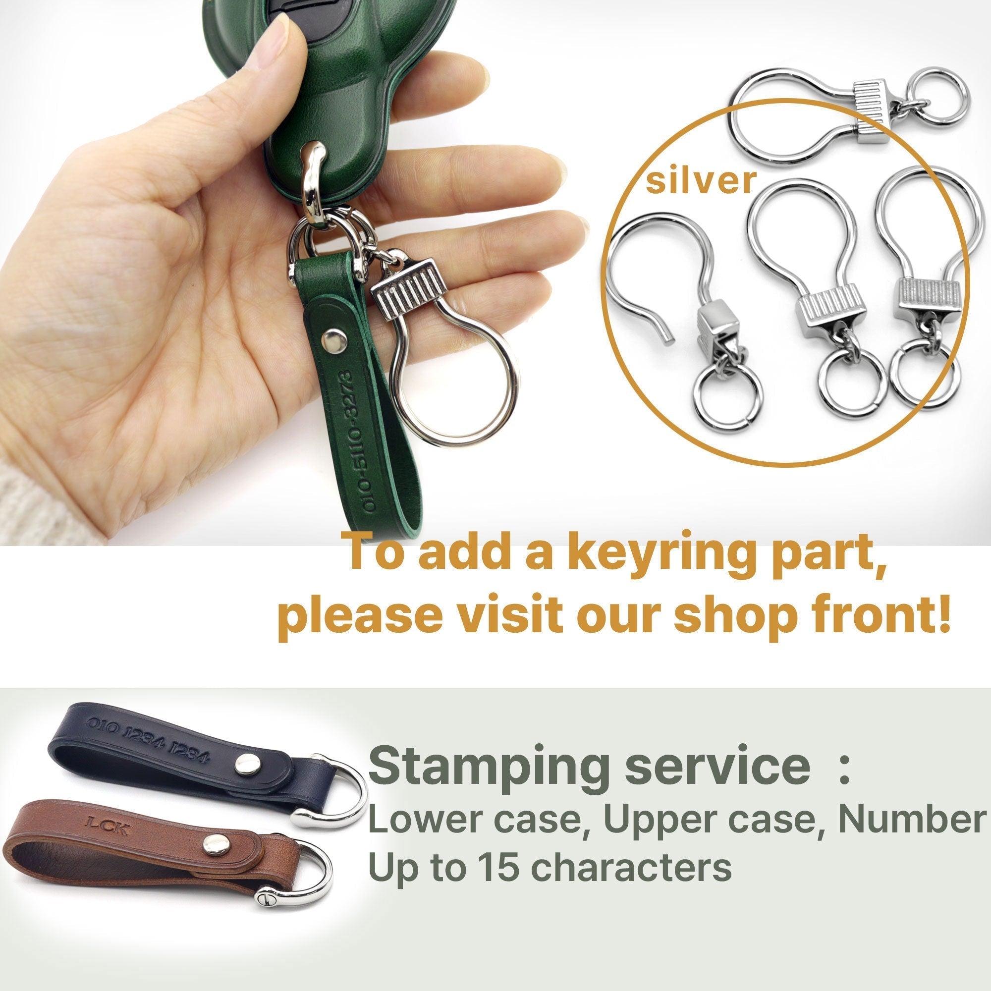 Buttero Leather Key Fob Cover for MINI Cooper: Handmade Car Key Case