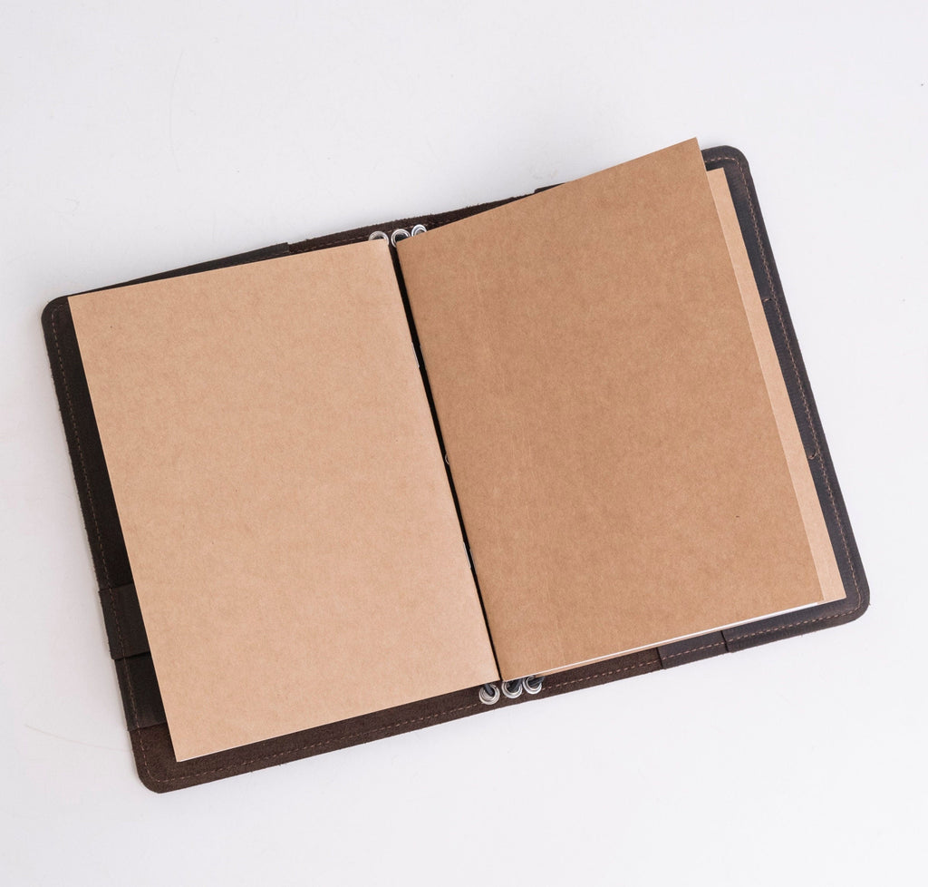 Leather planner cover refillable, Planner cover 2025, A5 planner cover leather, A4 planner cover handmade, B5 planner covers