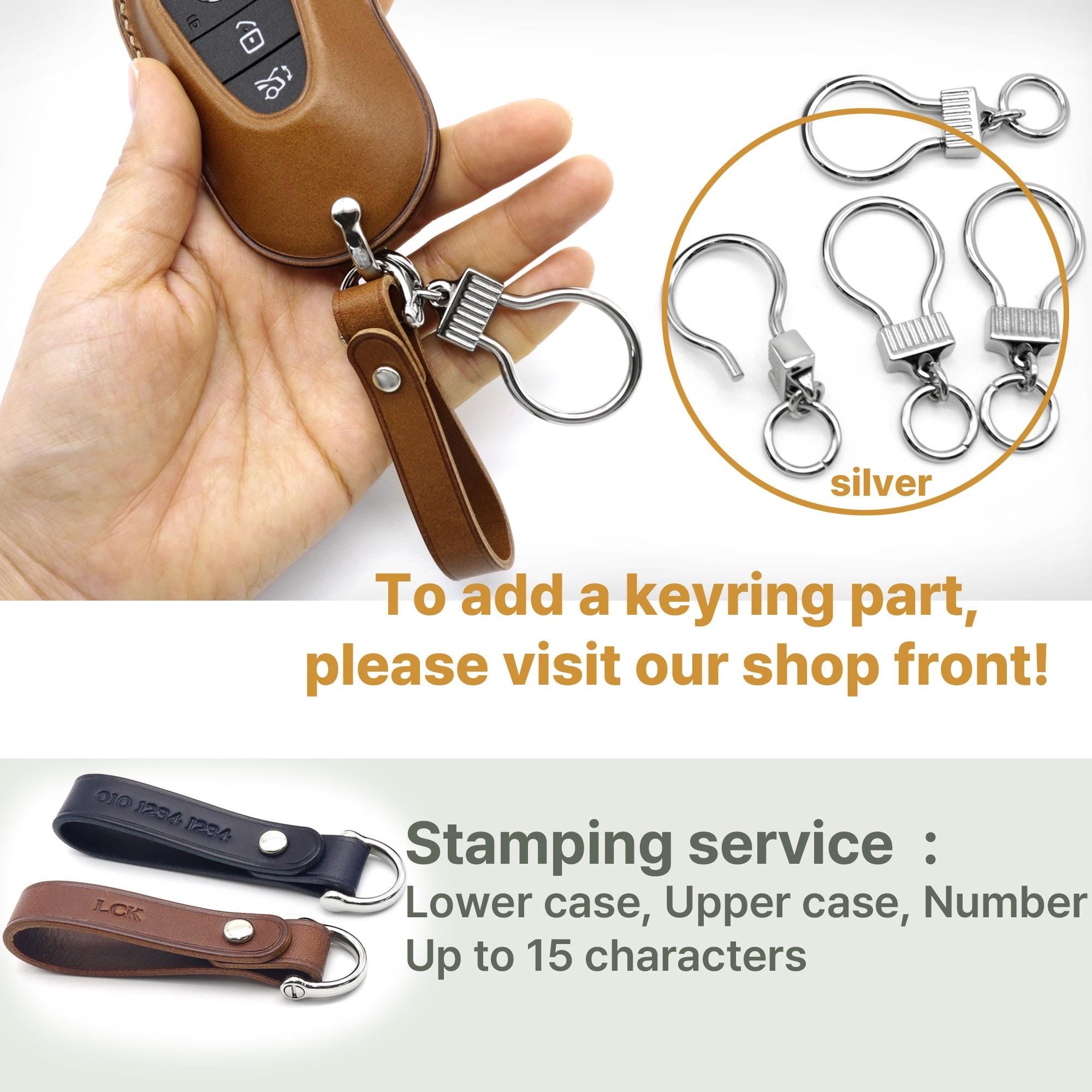 Leather Car Key Fob Cover: Mercedes Benz Smart Key Case