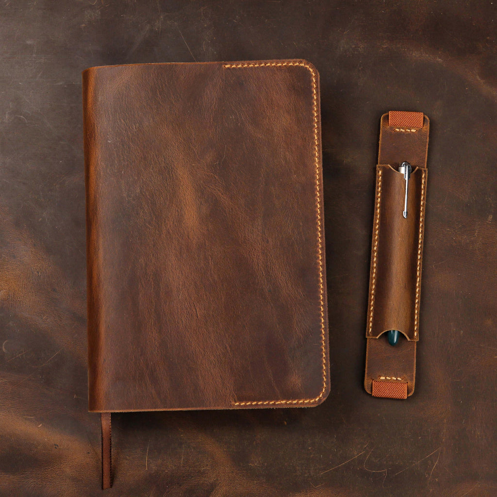 Personalized Leather cover for bible KJV , Custom leather holy bible book case cover christian gifts for men women Z04-LBBC05S