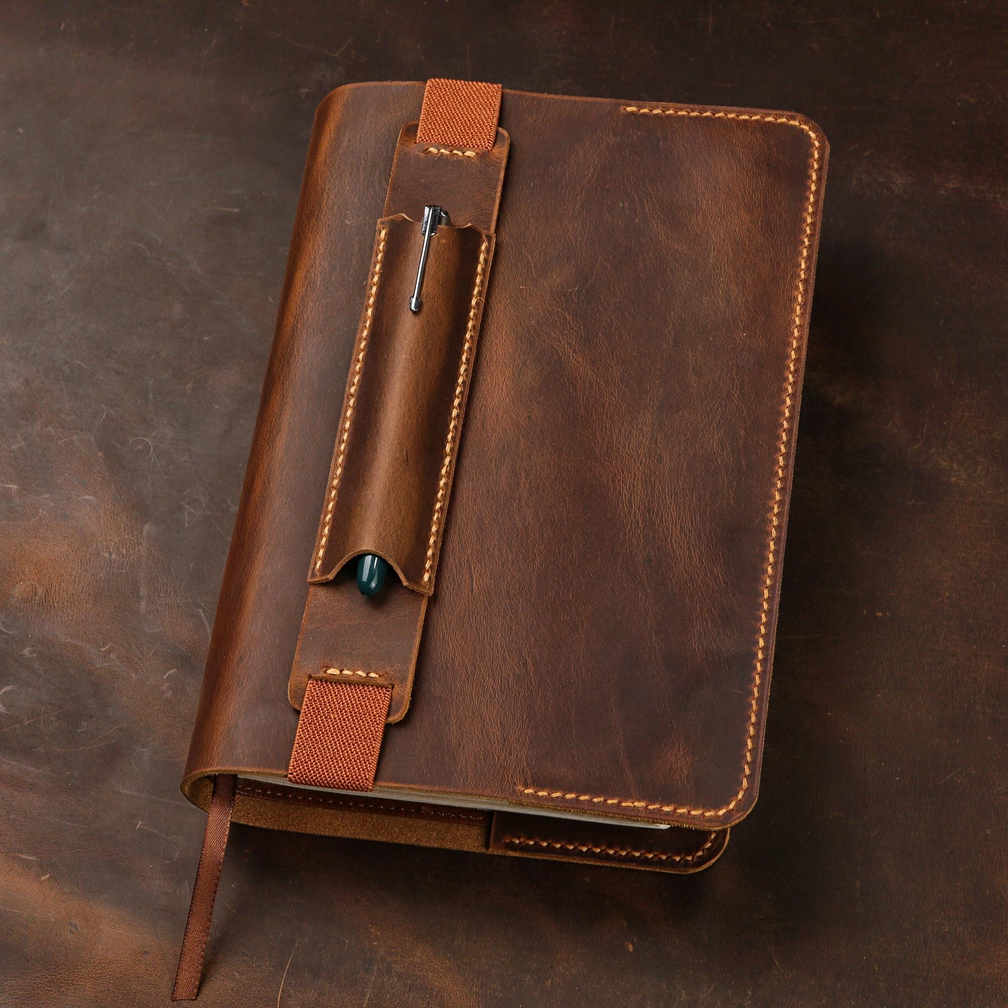 Personalized Leather cover for bible KJV , Custom leather holy bible book case cover christian gifts for men women Z04-LBBC05S
