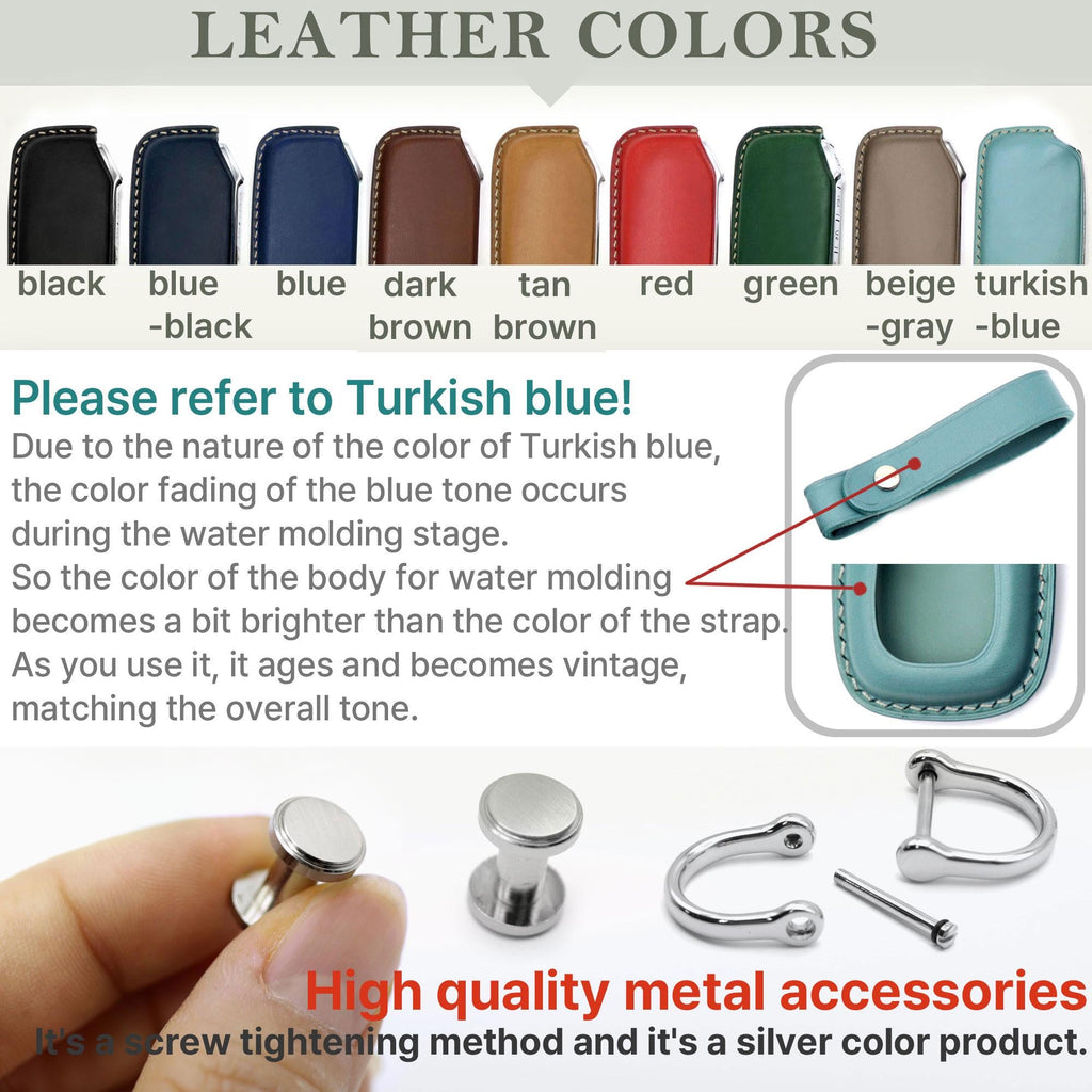 Land Rover Key Case, Handcrafted Leather Car Key Fob Cover