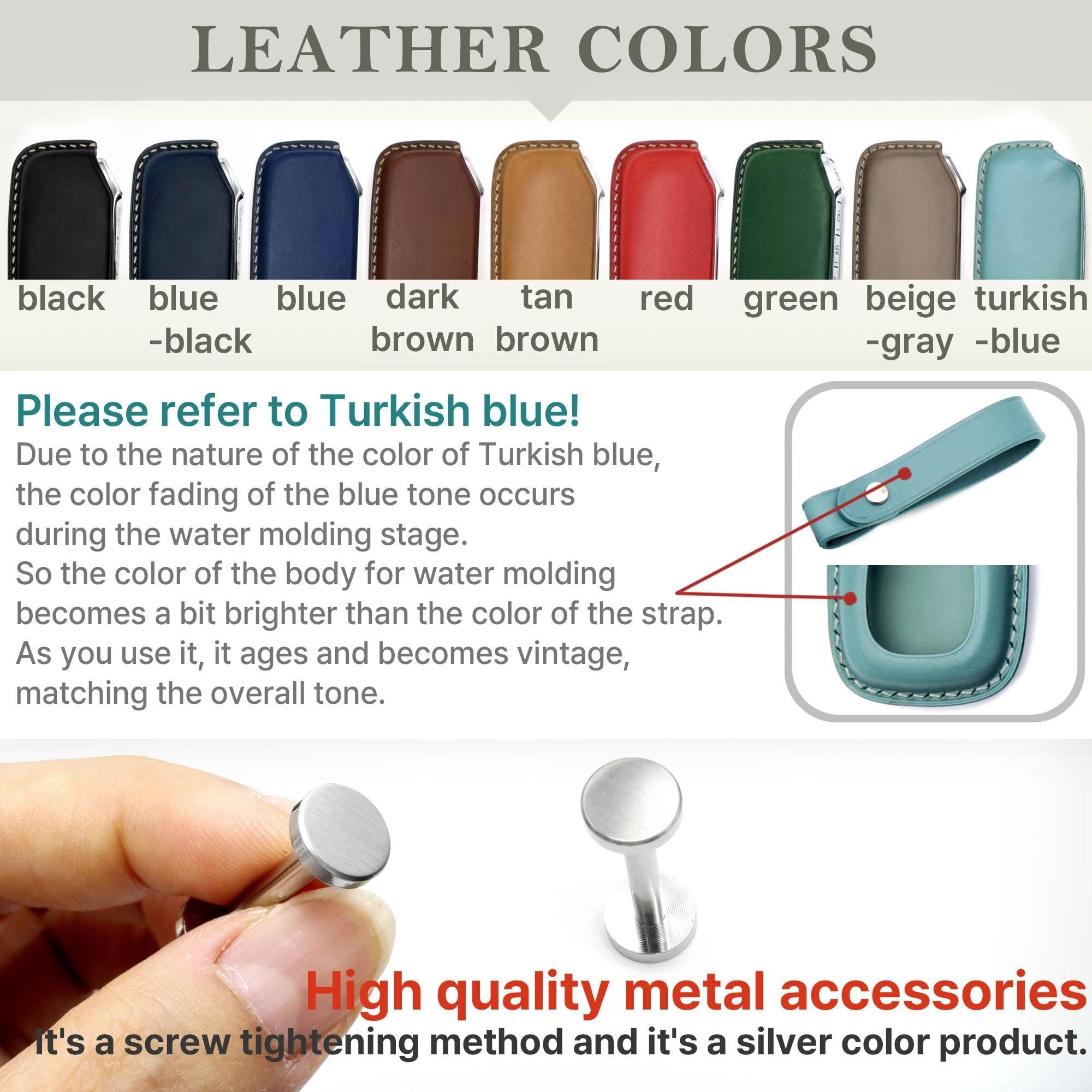 Buttero Leather KIA Key Fob Cover: Hand-Stitched, Vegetable Tanned