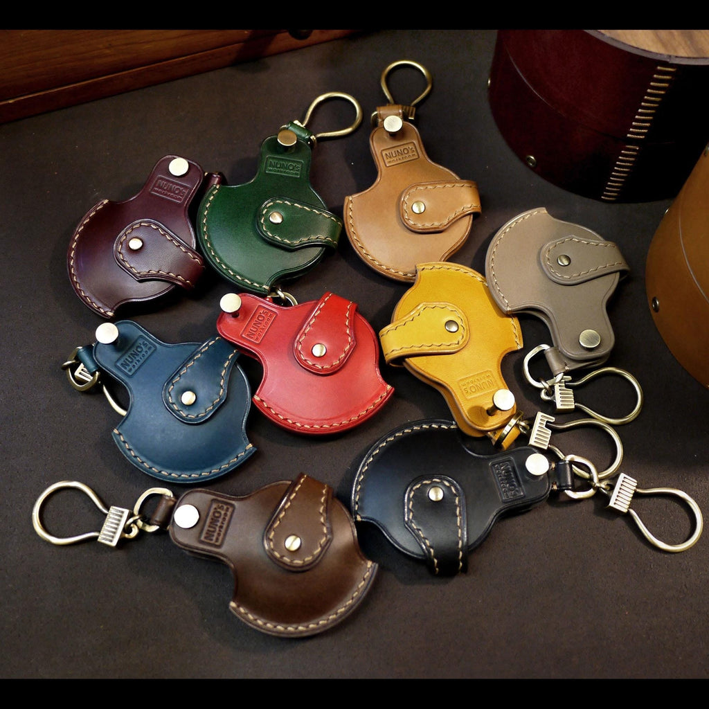 Leather Mini Cooper Key Fob Cover: Handmade Key Case