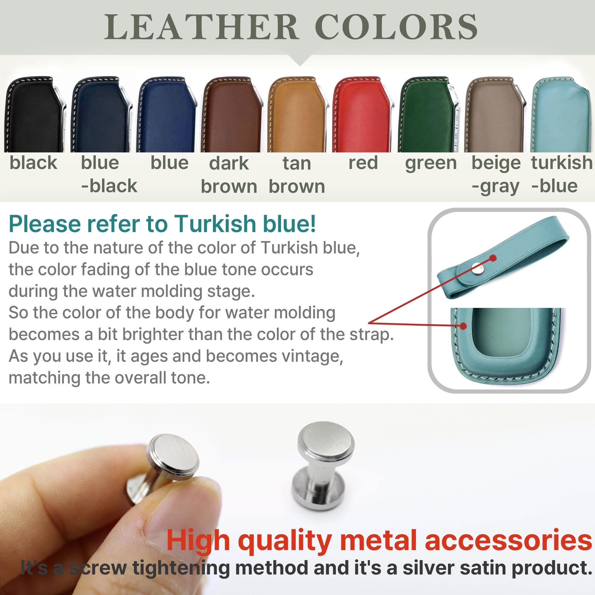 Handmade Leather BMW Key Fob Cover: Italian Buttero Leather