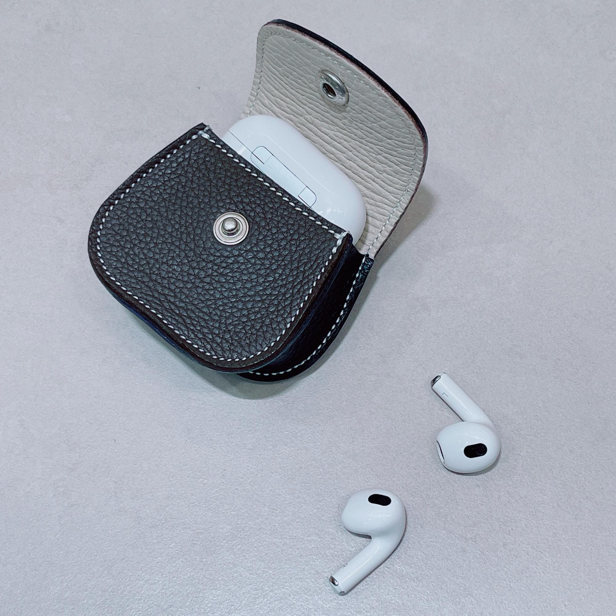 Personalized Leather AirPod Case: AirPods Case - Custom Apple Accessory, Compatible with All AiePods
