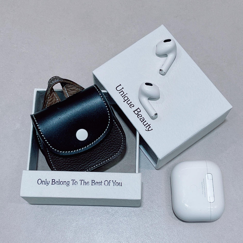 Personalized Leather AirPod Case: AirPods Case - Custom Apple Accessory, Compatible with All AiePods