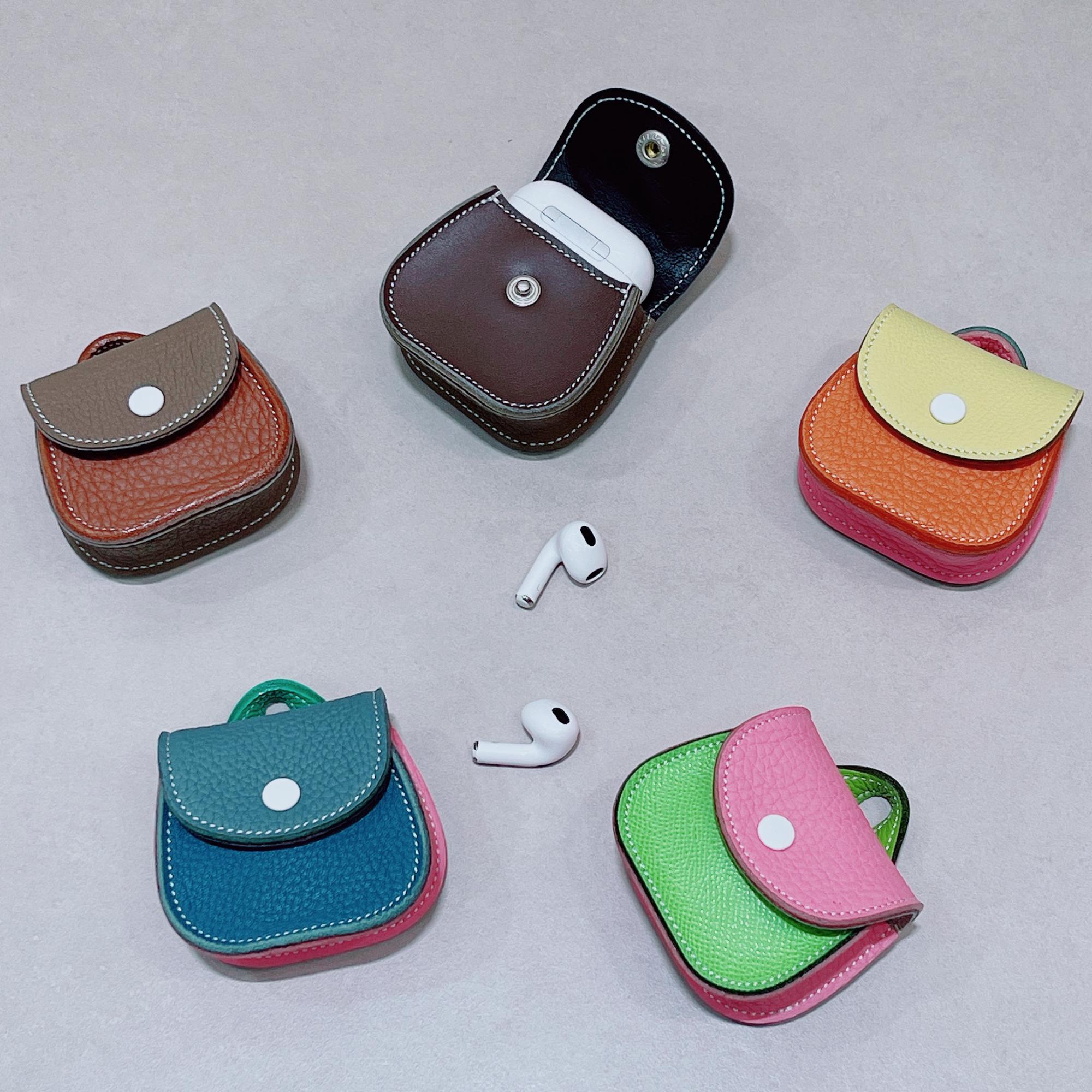 Personalized Leather AirPod Case: AirPods Case - Custom Apple Accessory, Compatible with All AiePods