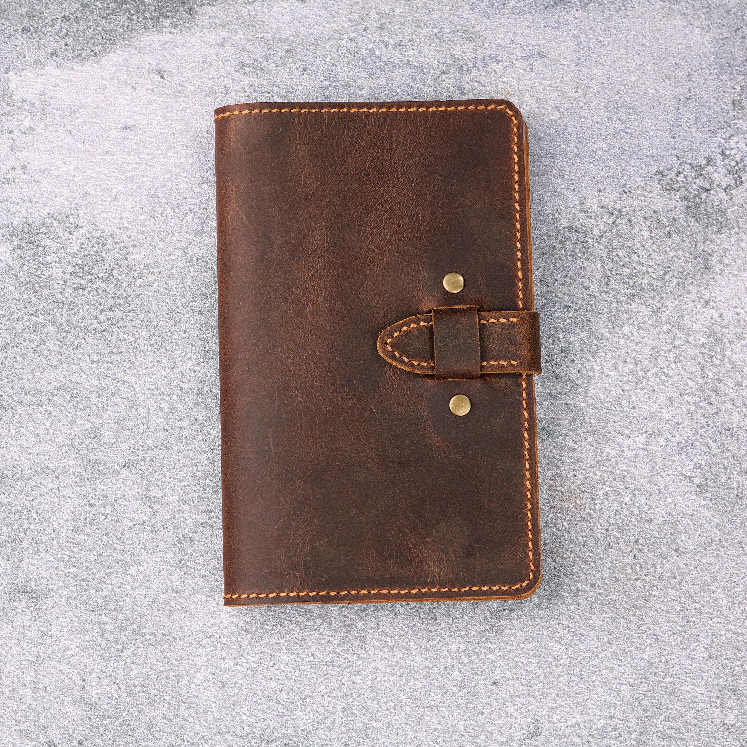 Rustic Genuine Leather Book Folio Case cover for reMarkable Paper Pro Move U11-LCRM