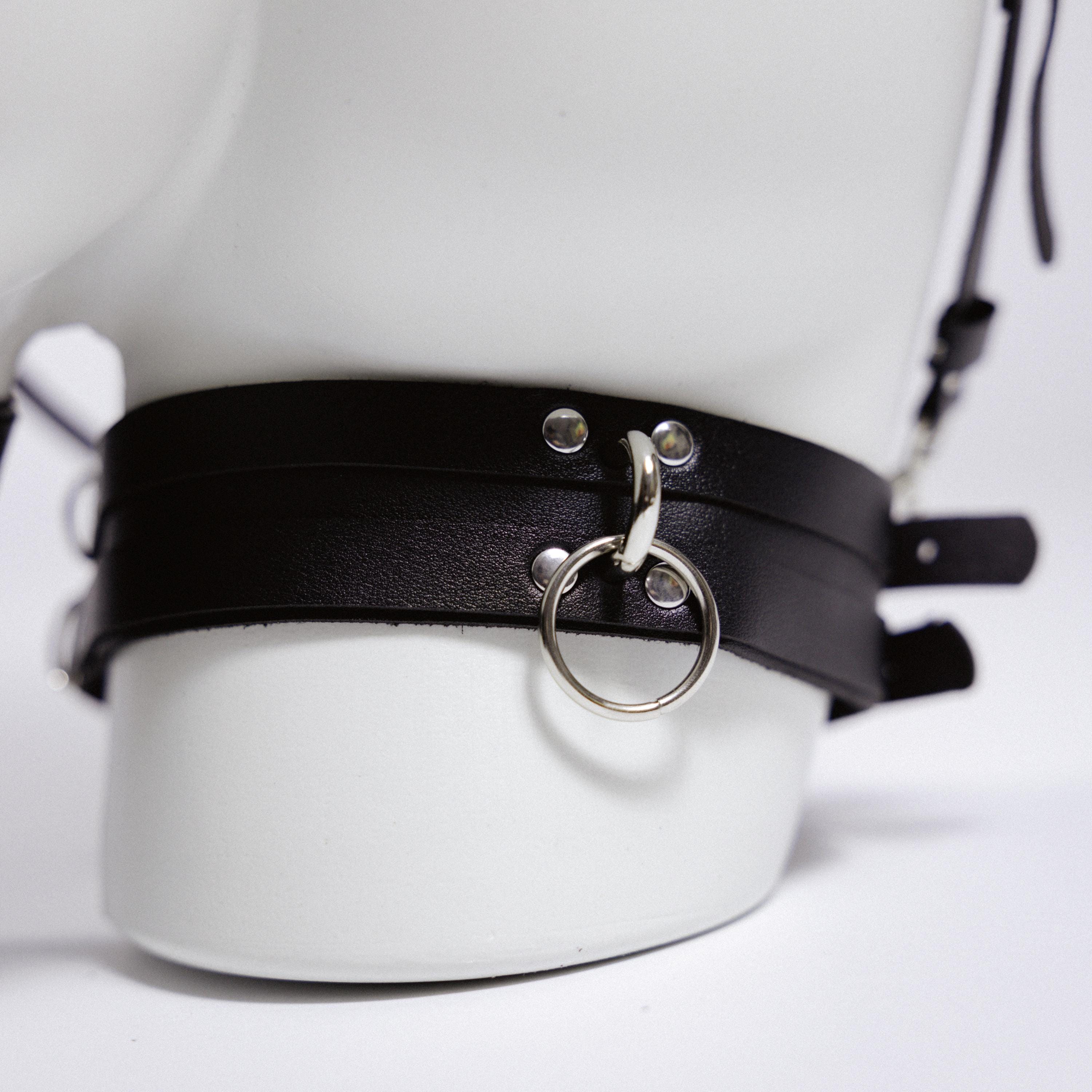 Leather thigh harness, Leather thigh belt, Leather butt harness, Leather harnesses woman, Leather leg harness, Harness belt woman