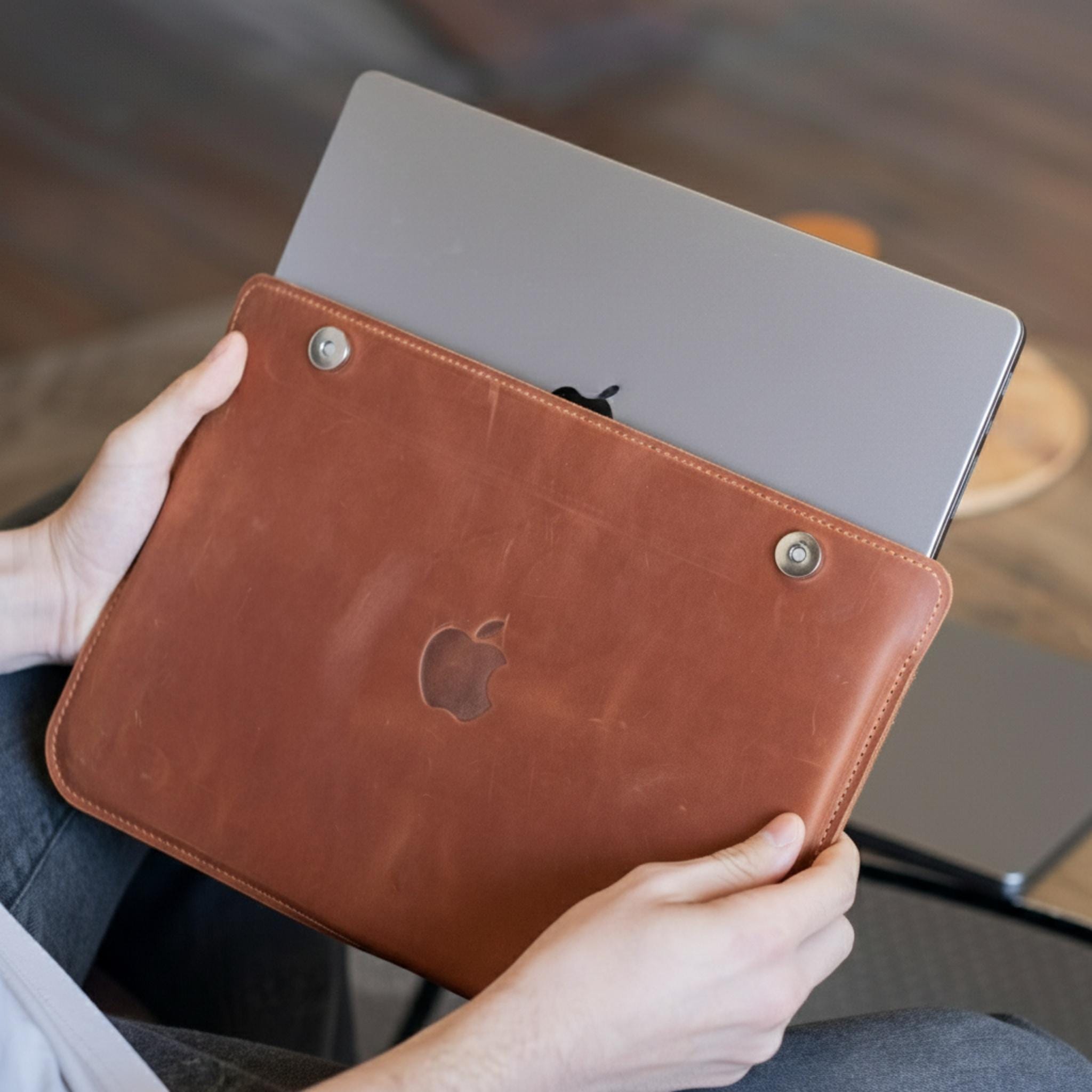 Leather macbook bag, Custom macbook case, Macbook pro 15 case, Leather laptop bag, Macbook pro 14 bag, Macbook air sleeve