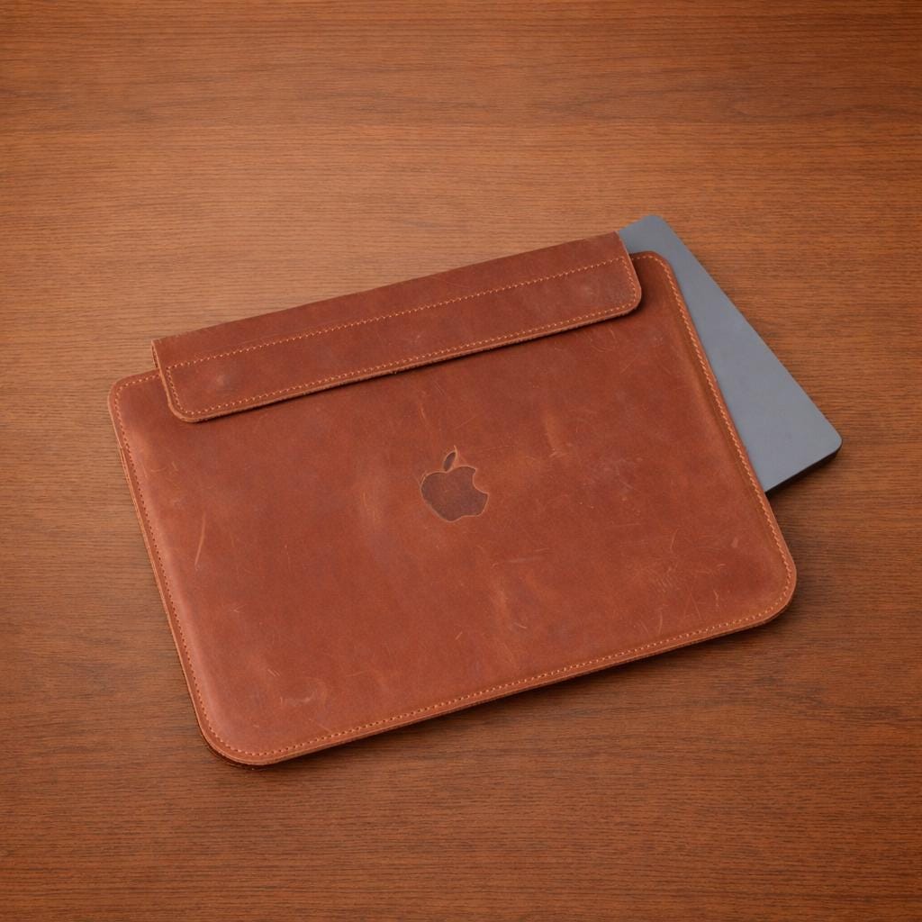 Leather macbook bag, Custom macbook case, Macbook pro 15 case, Leather laptop bag, Macbook pro 14 bag, Macbook air sleeve