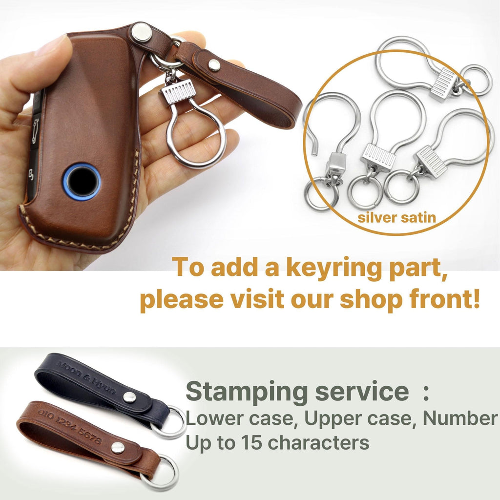 Handmade Leather BMW Key Fob Cover: Italian Buttero Leather