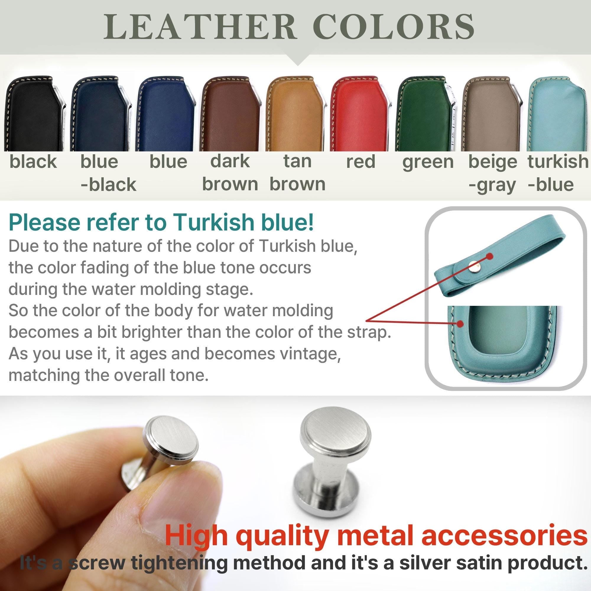 Leather Mini Cooper Key Fob Cover: Handmade Car Key Case