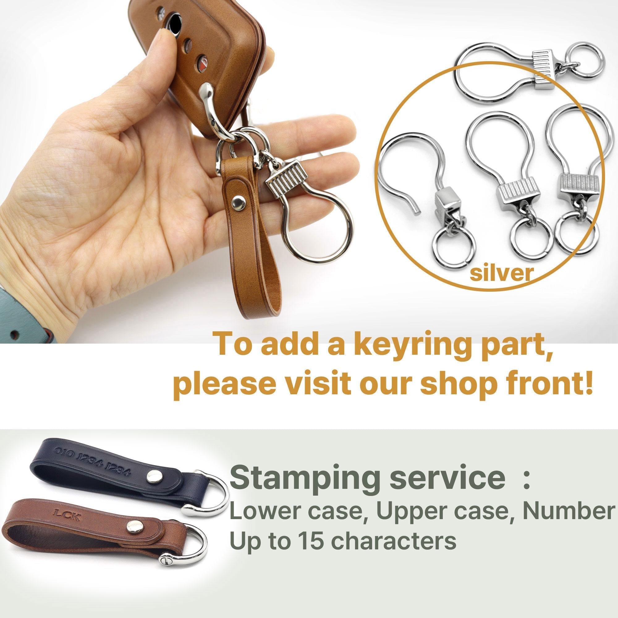 Leather BMW Key Fob Cover: Handmade Italian Buttero Leather