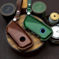 Handmade Leather BMW Key Fob Cover: Italian Buttero Leather