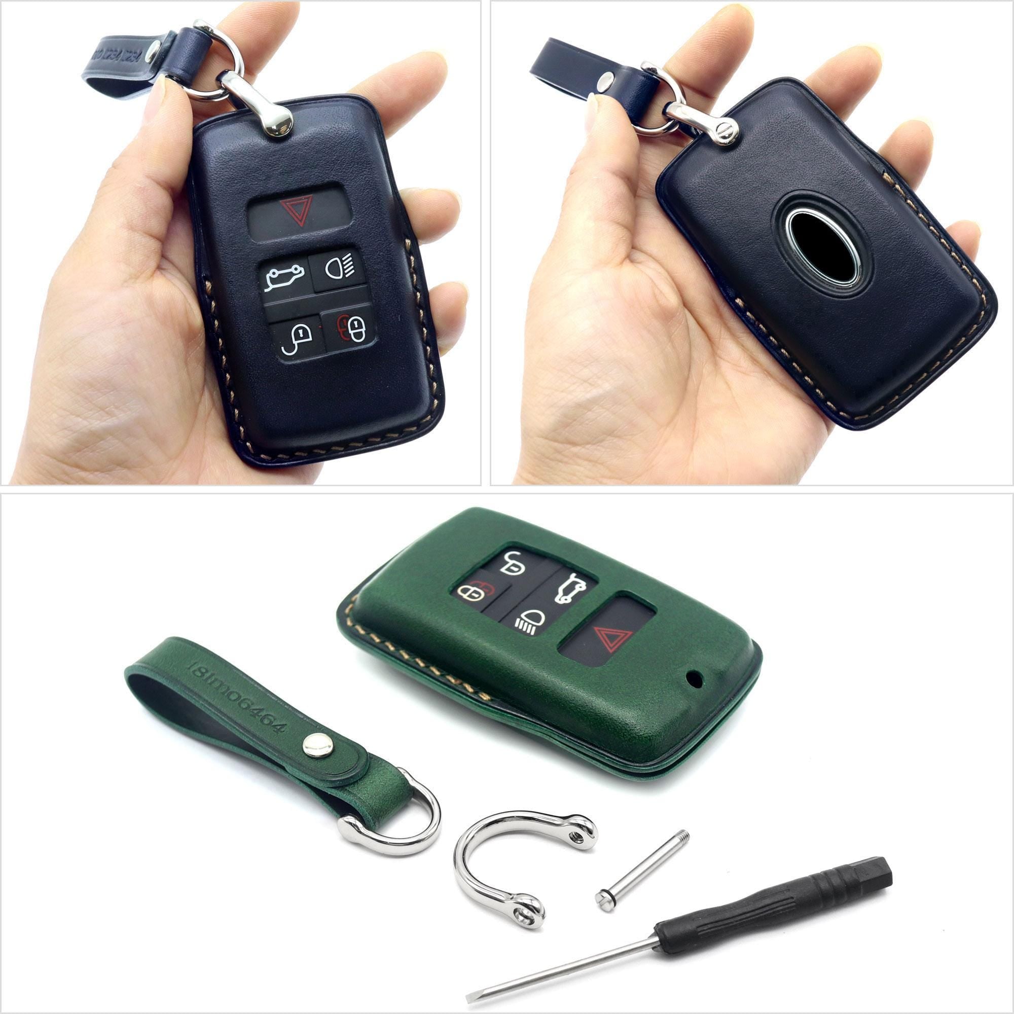 Land Rover Key Case, Handcrafted Leather Car Key Fob Cover