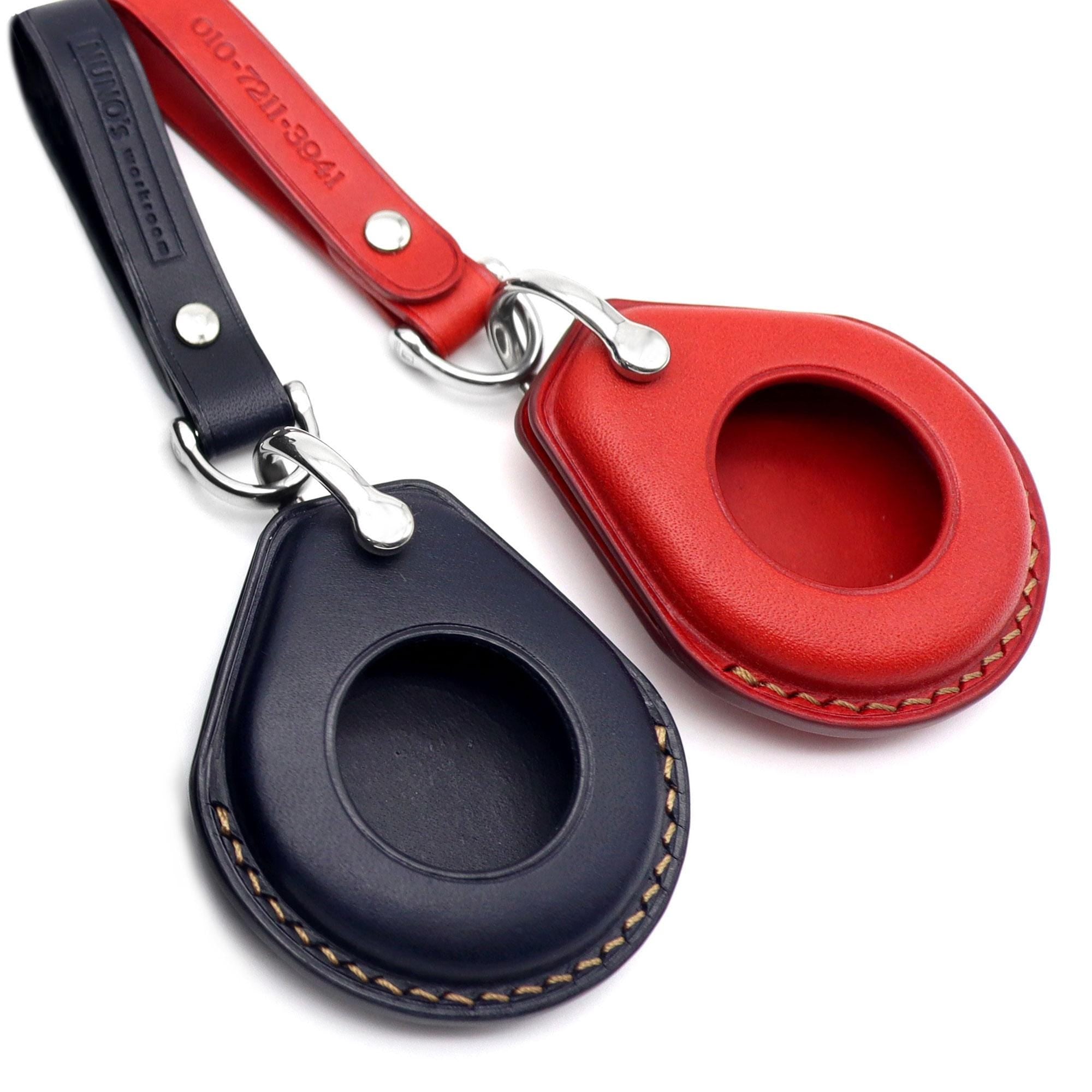 Hand Stitched Leather Key Fob Cover – Harley Davidson Keychain