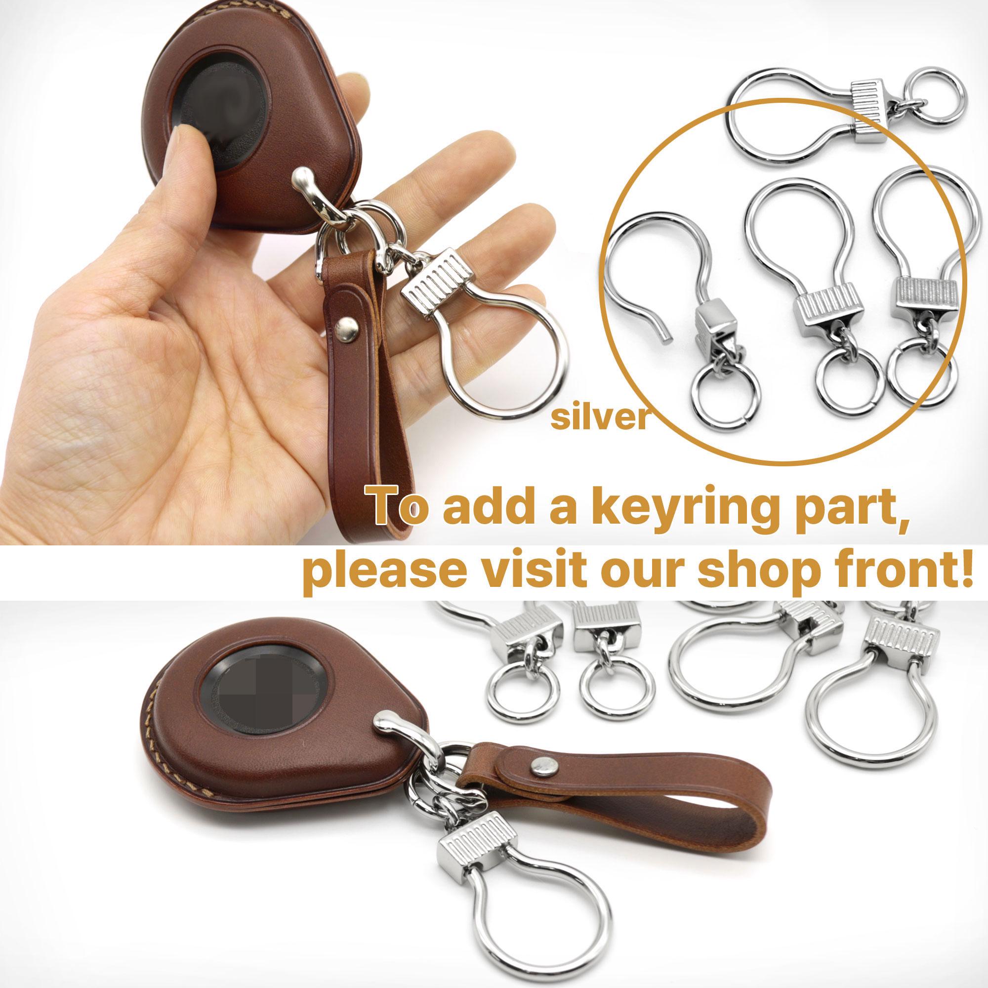 Hand Stitched Leather Key Fob Cover – Harley Davidson Keychain