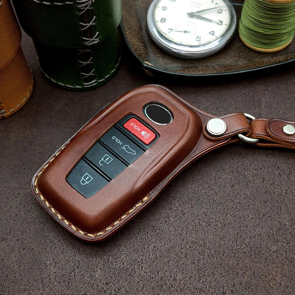 Toyota Key Case, Handcrafted Leather Car Key Fob Cover