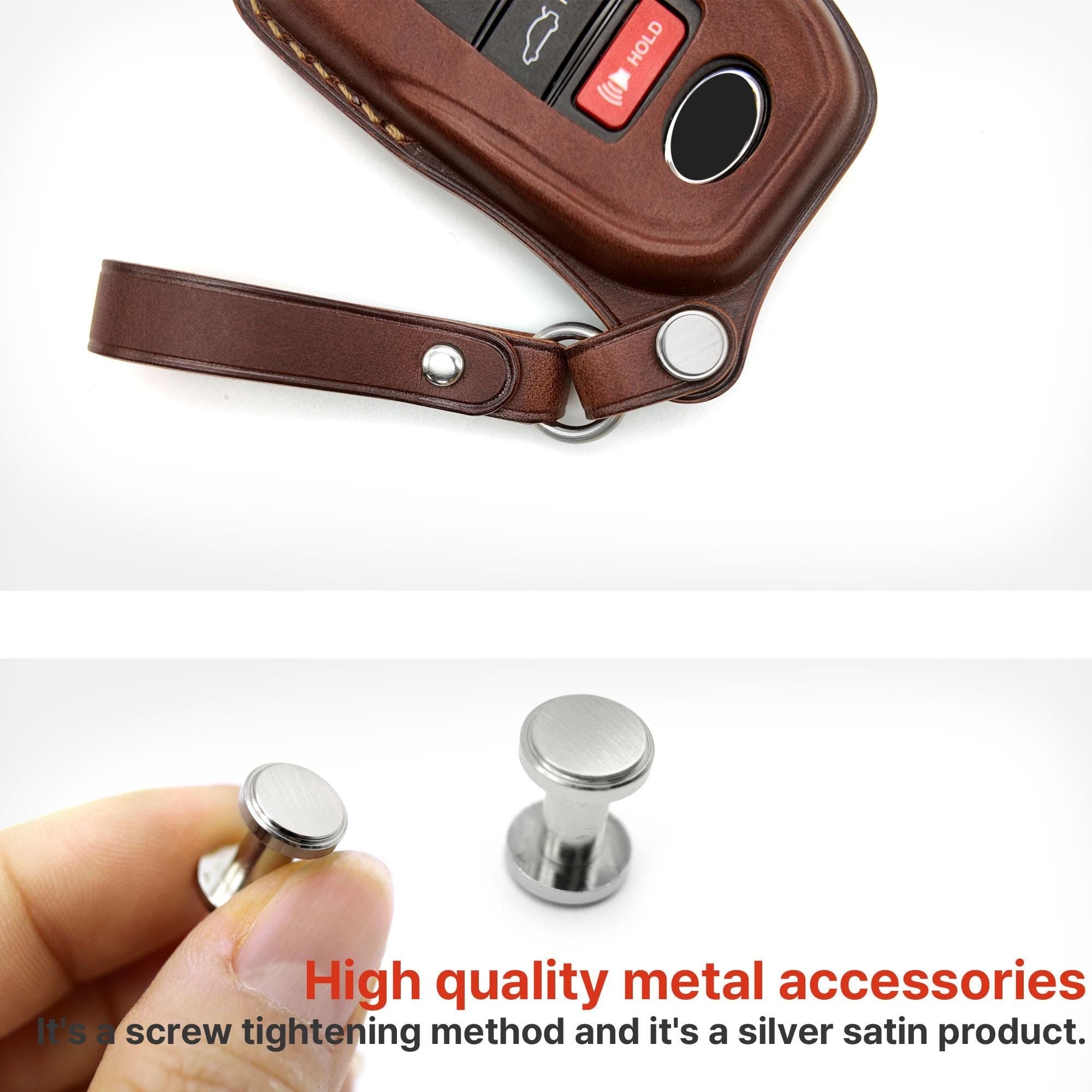 Toyota Key Case, Handcrafted Leather Car Key Fob Cover