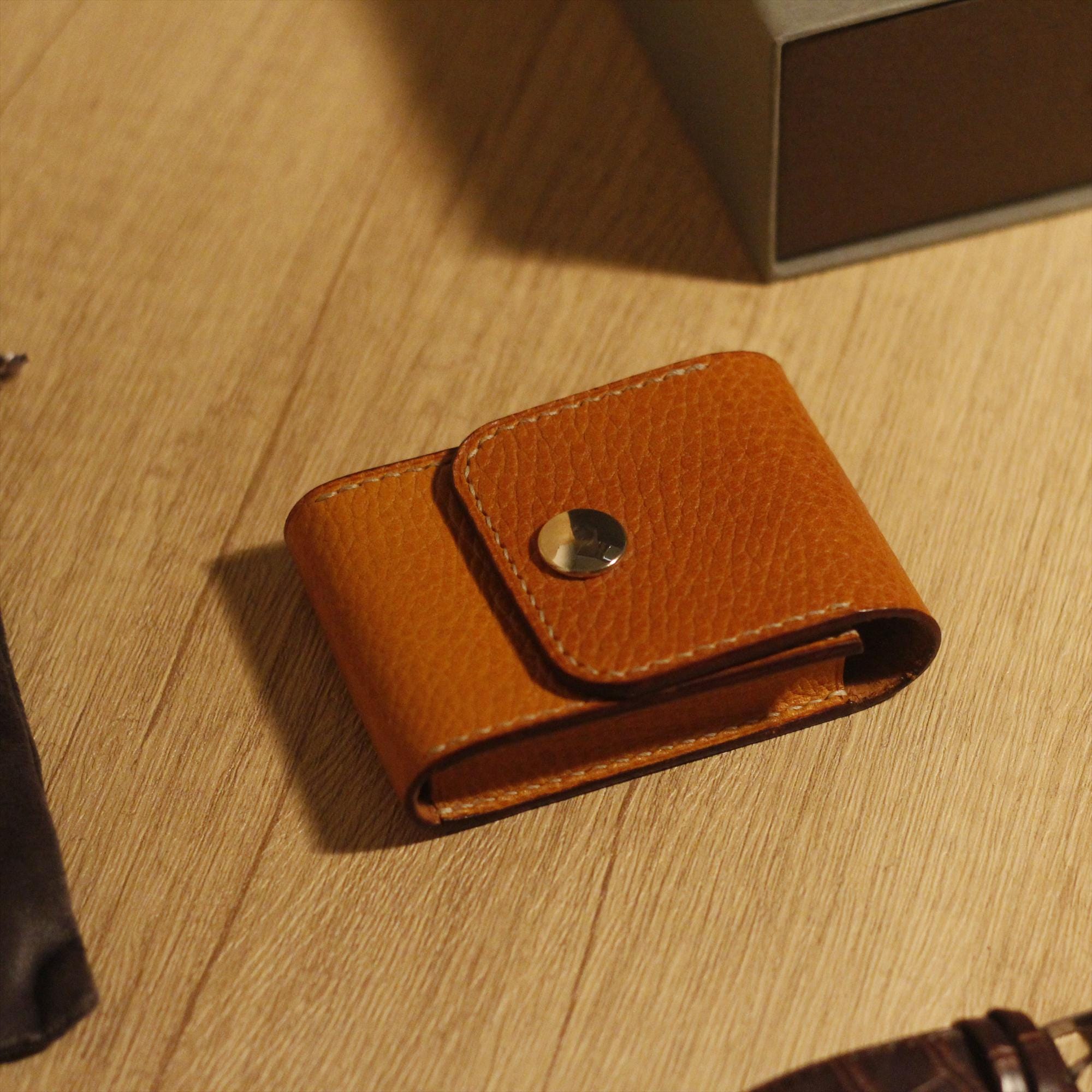 Leather Card Holder Wallet Handmade Italian Leather Slim Card Case Minimalist Wallet Personalized Gift for Men Women