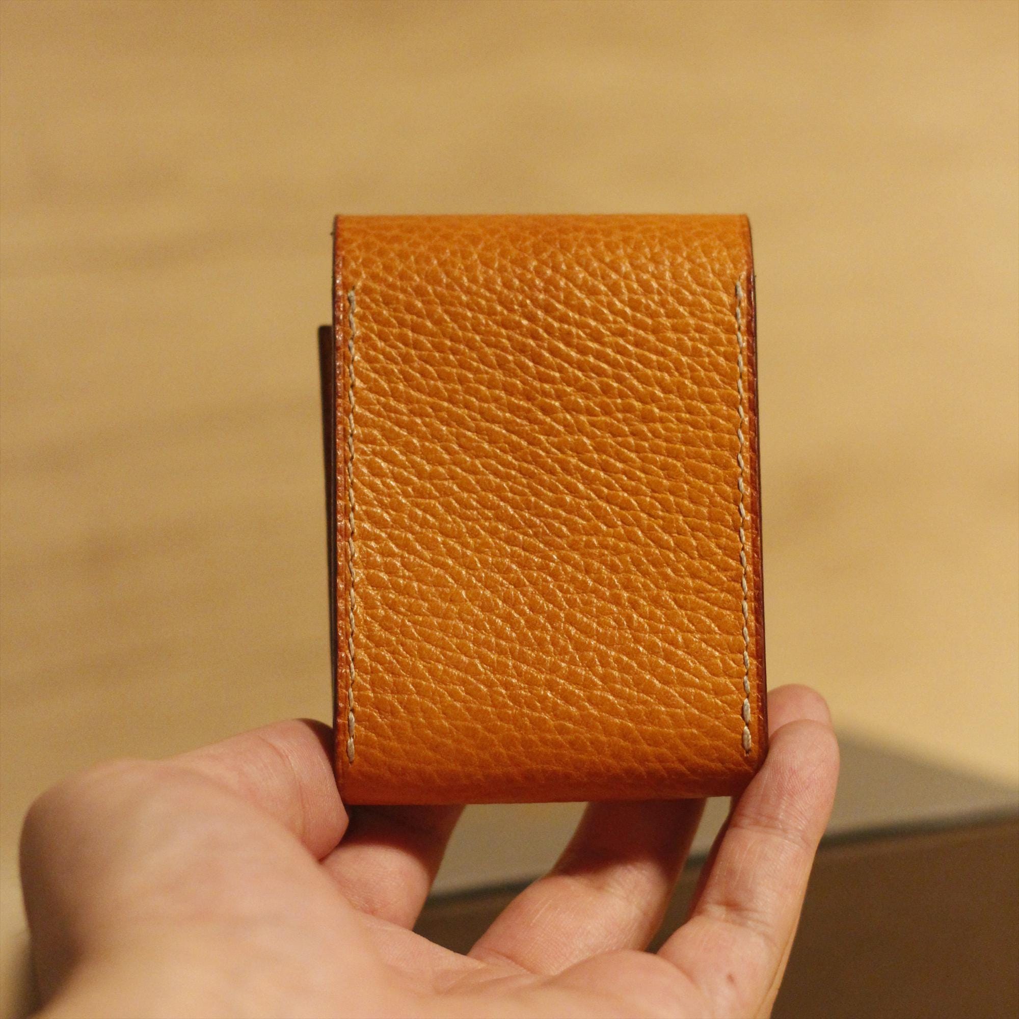Leather Card Holder Wallet Handmade Italian Leather Slim Card Case Minimalist Wallet Personalized Gift for Men Women