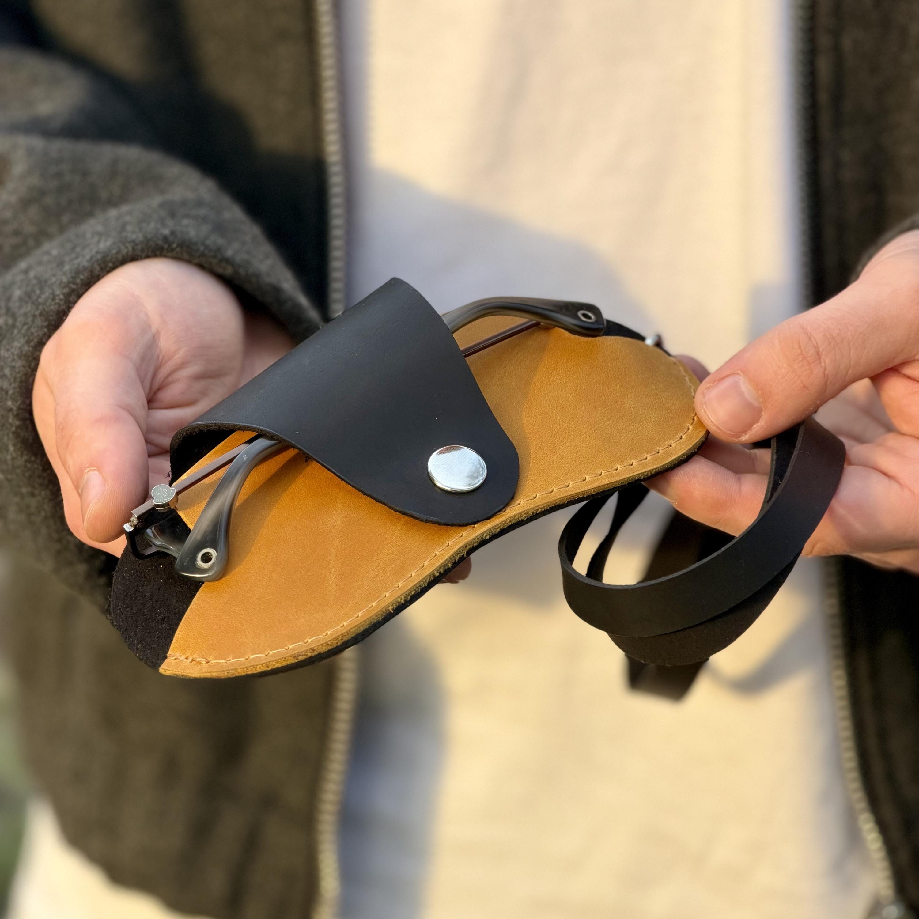 Eyewear case, leather eyeglass holder, glasses cover, leather sunglasses case, personalized gift for him, father's day gift