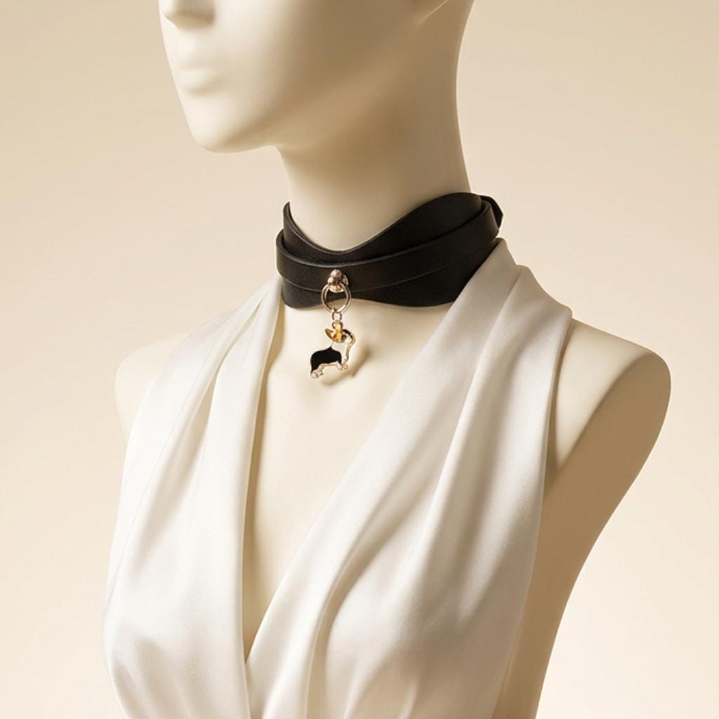 Leather human collar, Leather collar set, Collar leash set, Leather choker, Sub collar, Bondage restraint, Day collar, Leather collar choker
