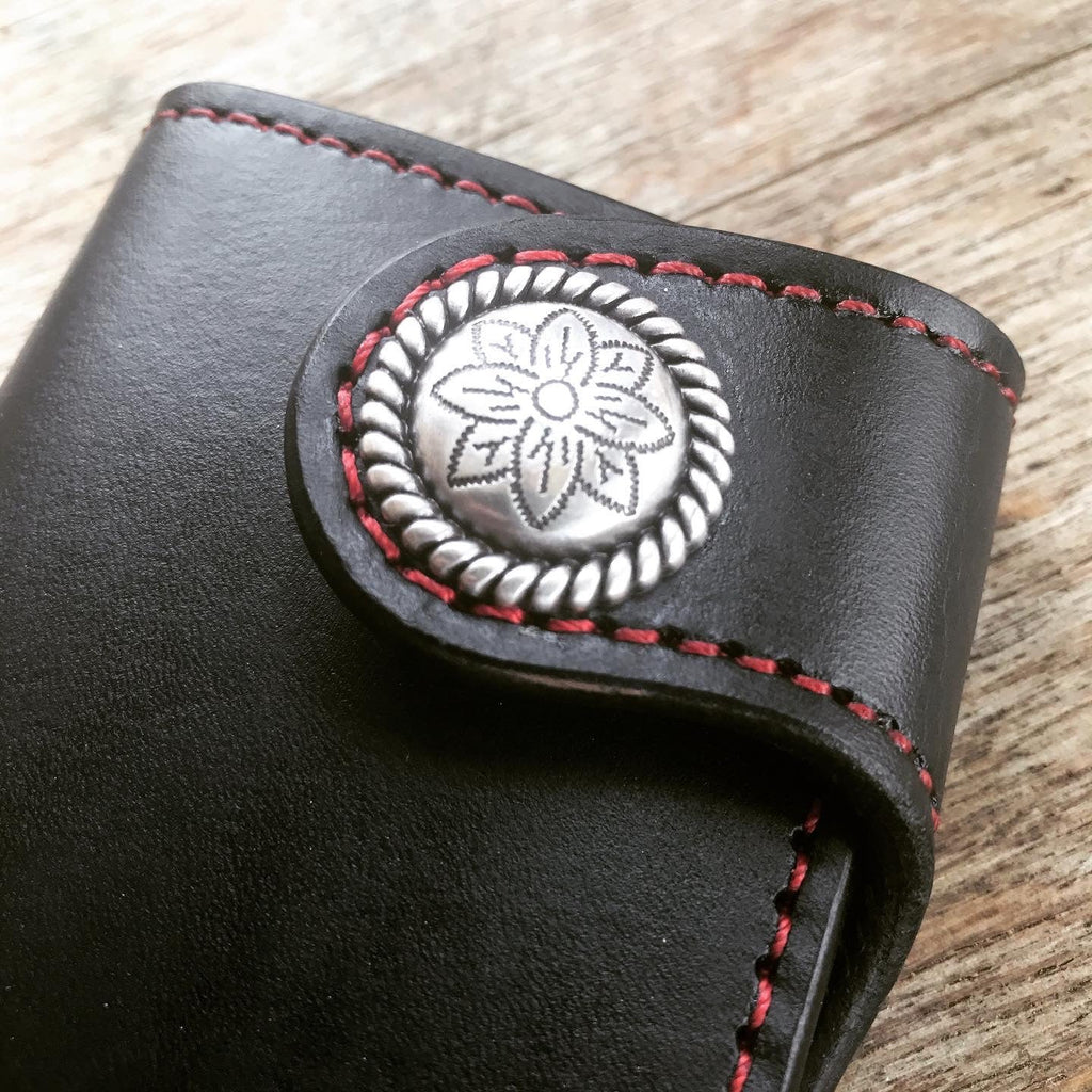 THE GALWAY: Vertical Snap Wallet - Dia De Los Muertos