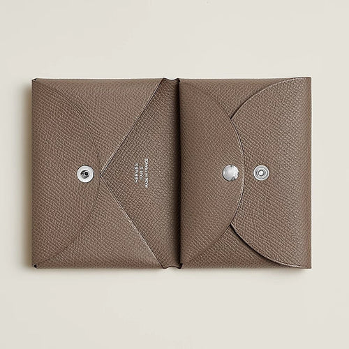 Calvi Duo Compact card holder - Epsom calfskin