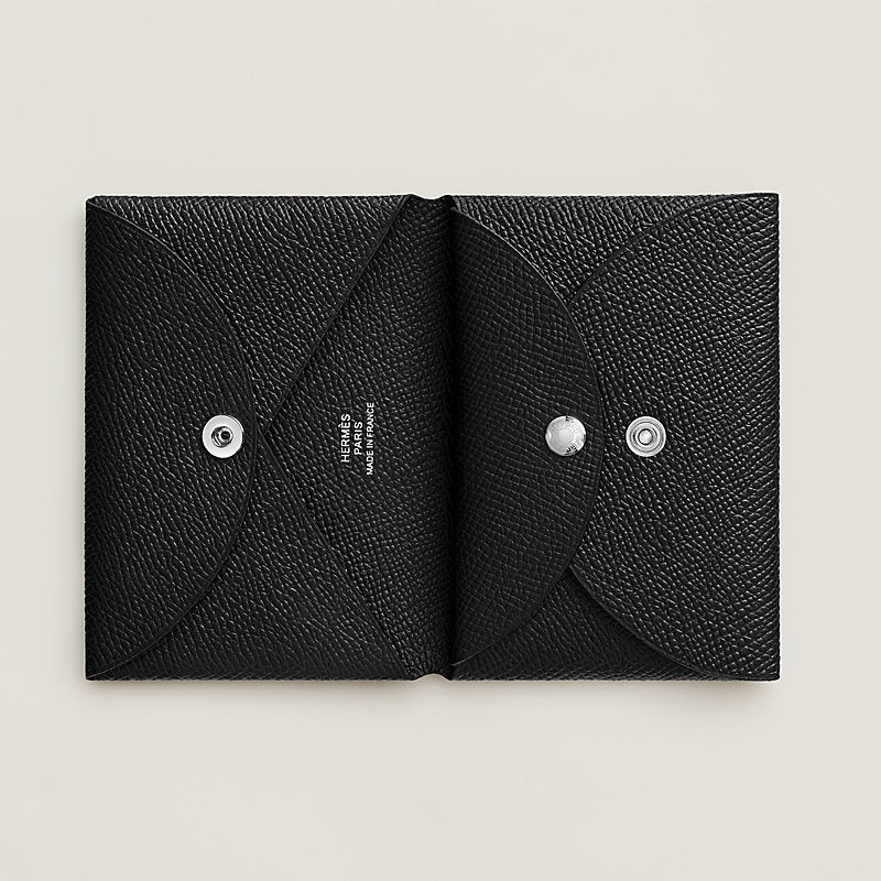 Calvi Duo Compact card holder - Epsom calfskin