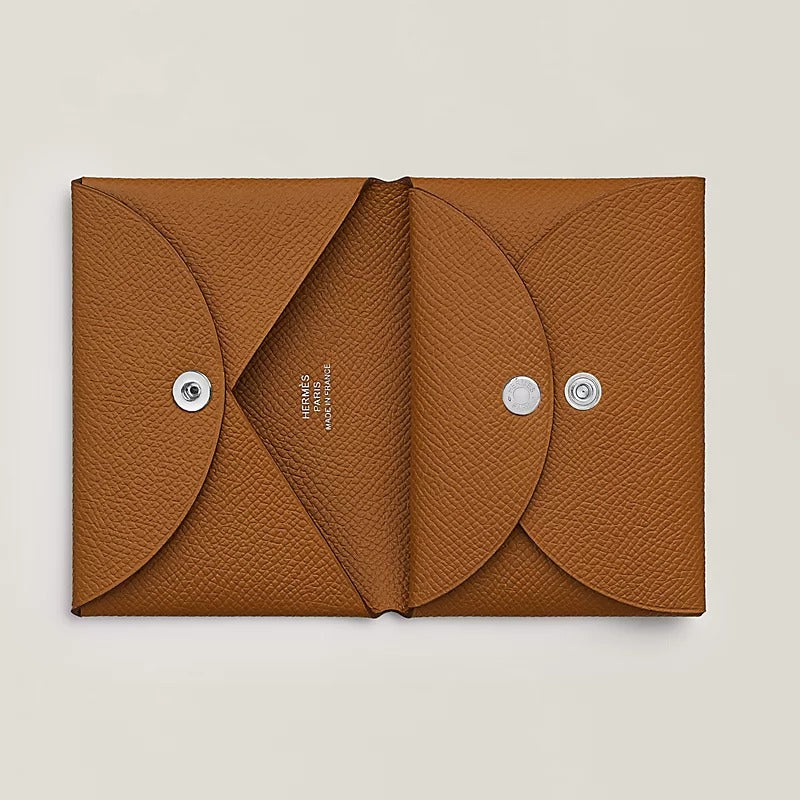 Calvi Duo Compact card holder - Epsom calfskin