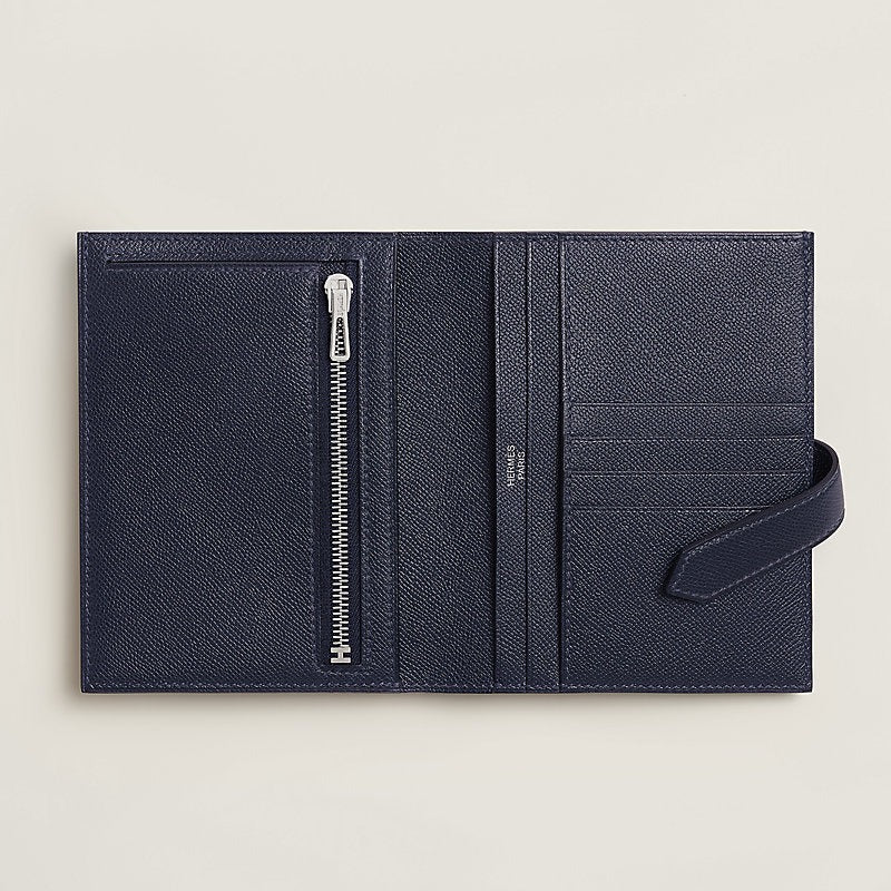 Bearn Compact wallet - Madame calfskin