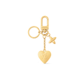 Satin Heart Bag Charm And Key Holder