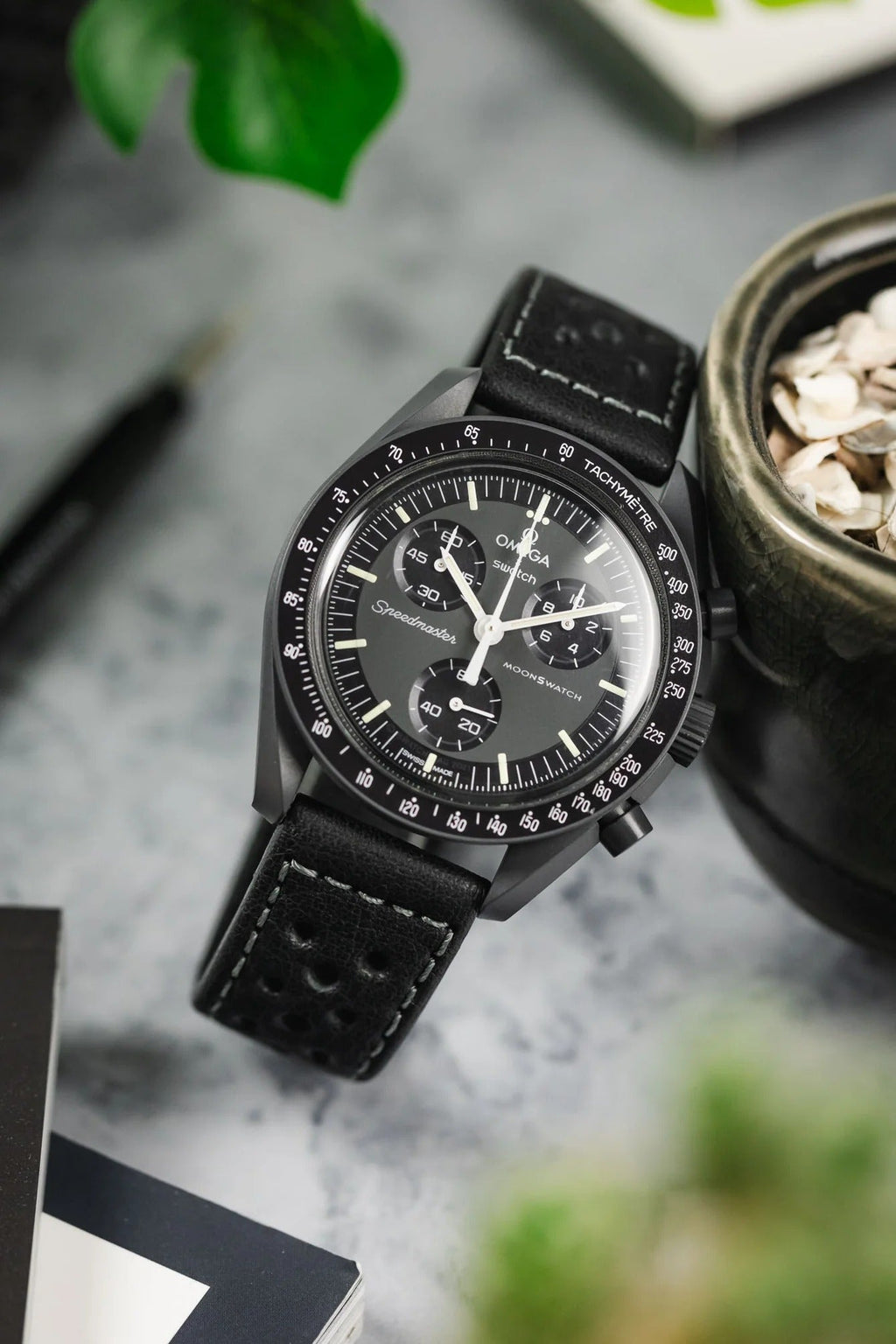Di-Modell RALLYE Waterproof Sport Leather Watch Strap