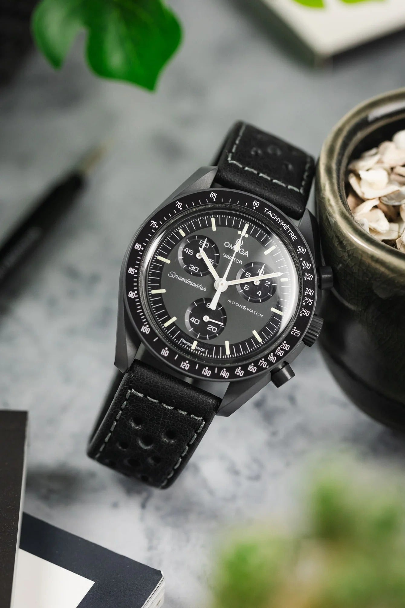 Di-Modell RALLYE Waterproof Sport Leather Watch Strap