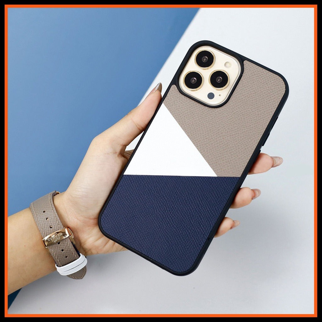 Epsom leather IPhone case for Iphone Mix 3 Color