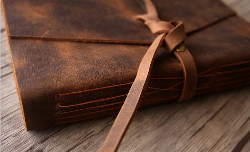 Handmade Personalized Leather Unique Photo Albums Book