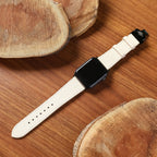 สายนาฬิกาหนัง Swift สำหรับ Apple Watch, นาฬิกาไขลาน - White Milk SW2205