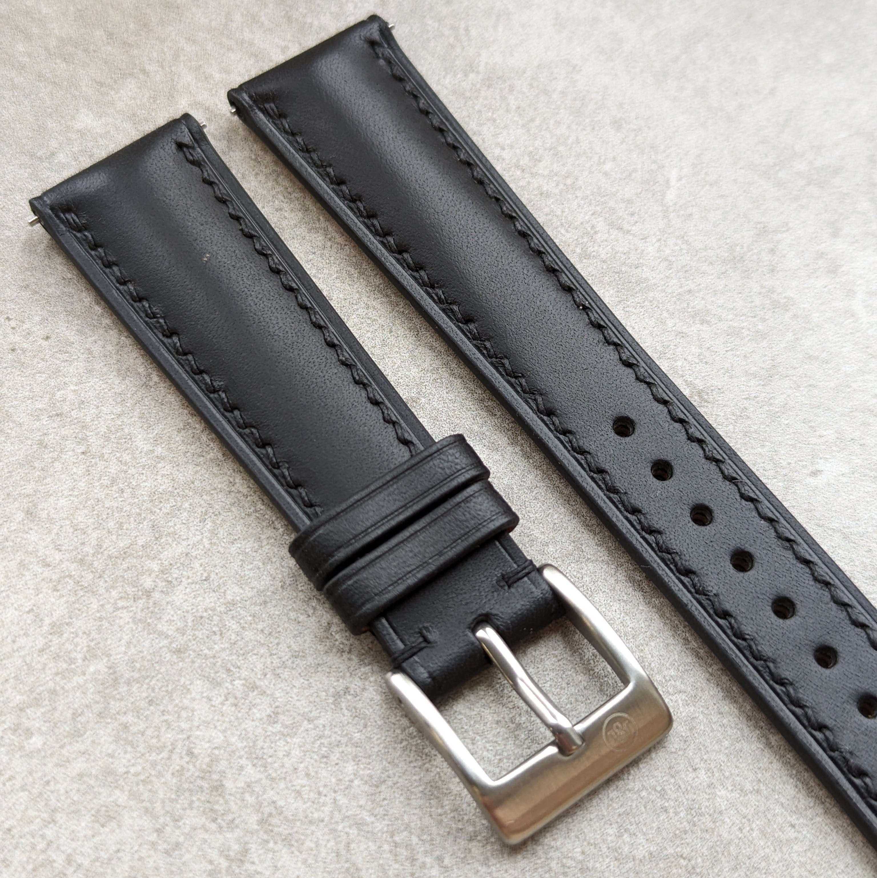 Buttero Watch Strap - Black - RTW