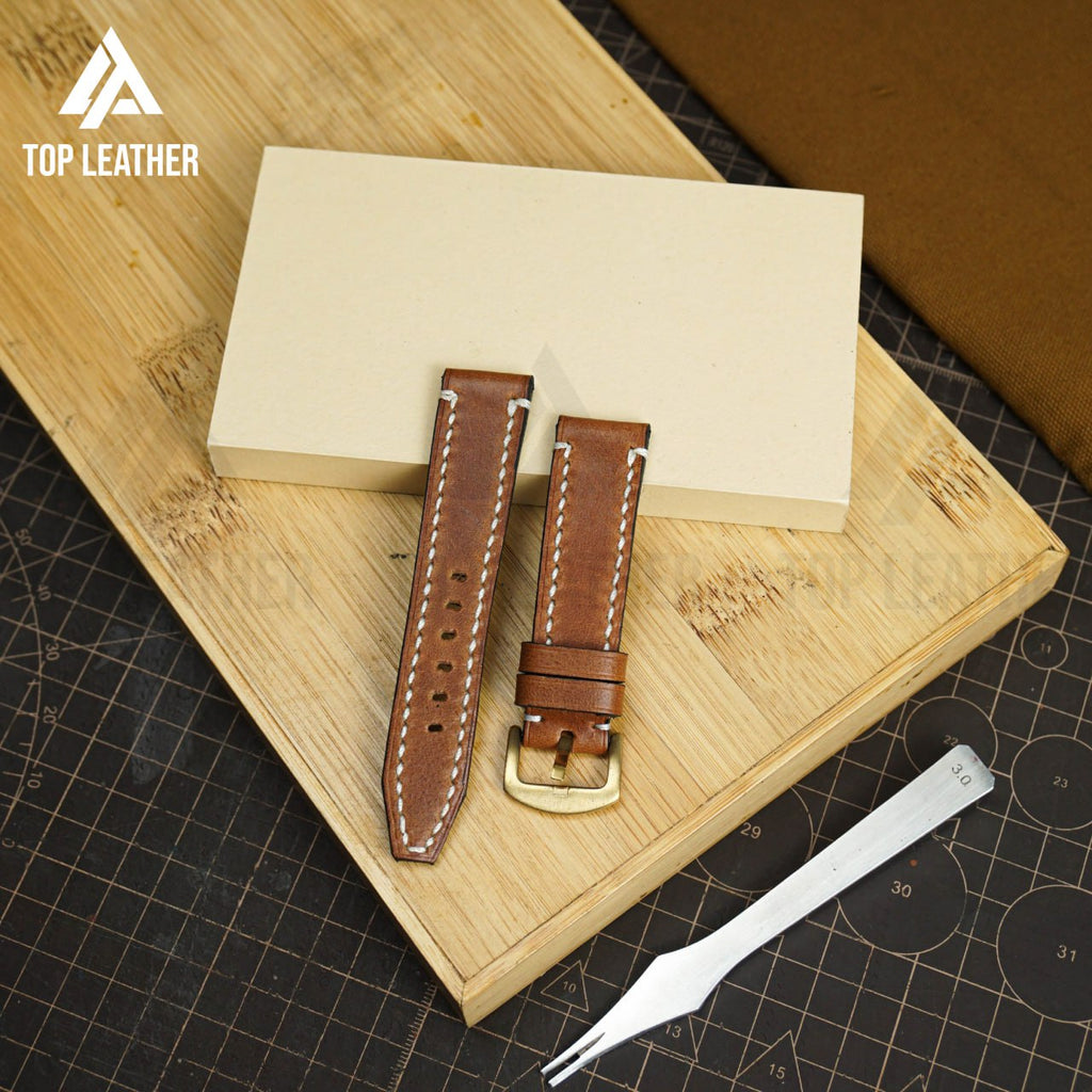 Timeworn Waxed Leather Strap