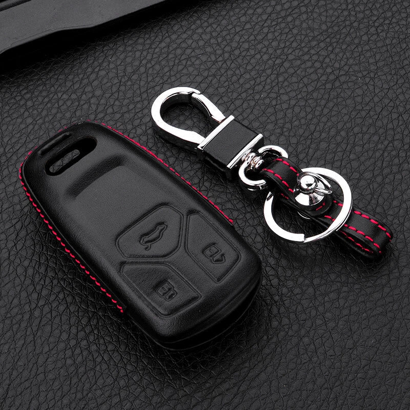 Audi Leather Car Key Case
