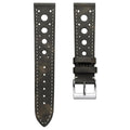 Bracelet de Montre en Cuir Patiné Fait Main par Boutsen Racing - Mocca